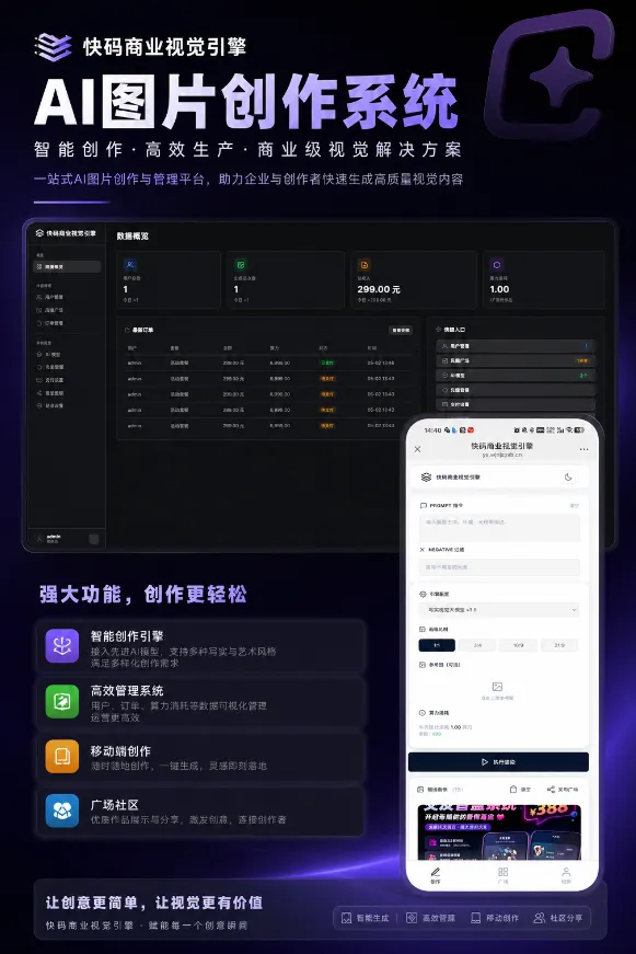 AI图片生成系统 最新版-随风去-396资源