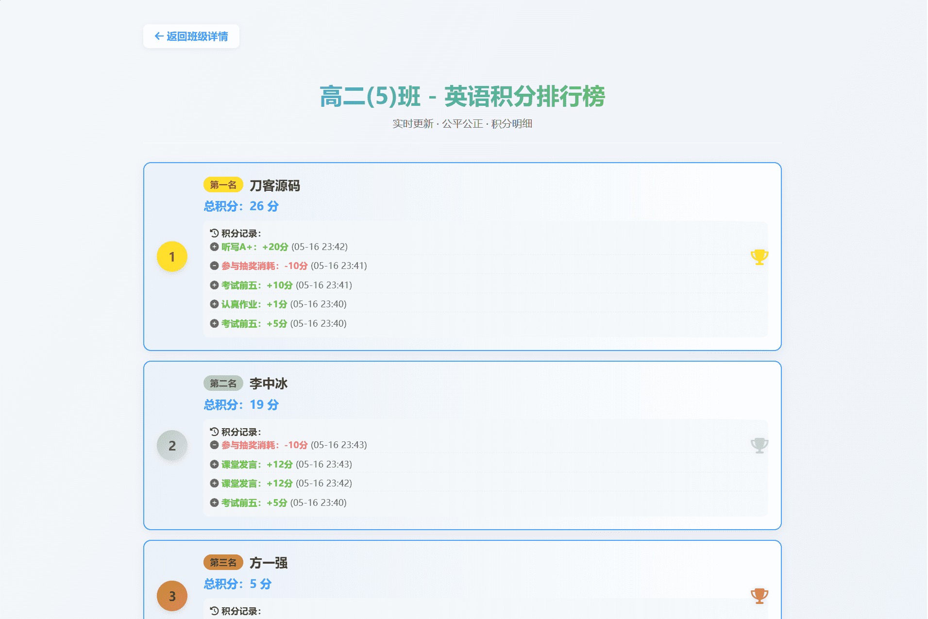 图片[3]-班级学生积分抽奖系统源码 日常表现记录管理程序全开源-随风去-396资源